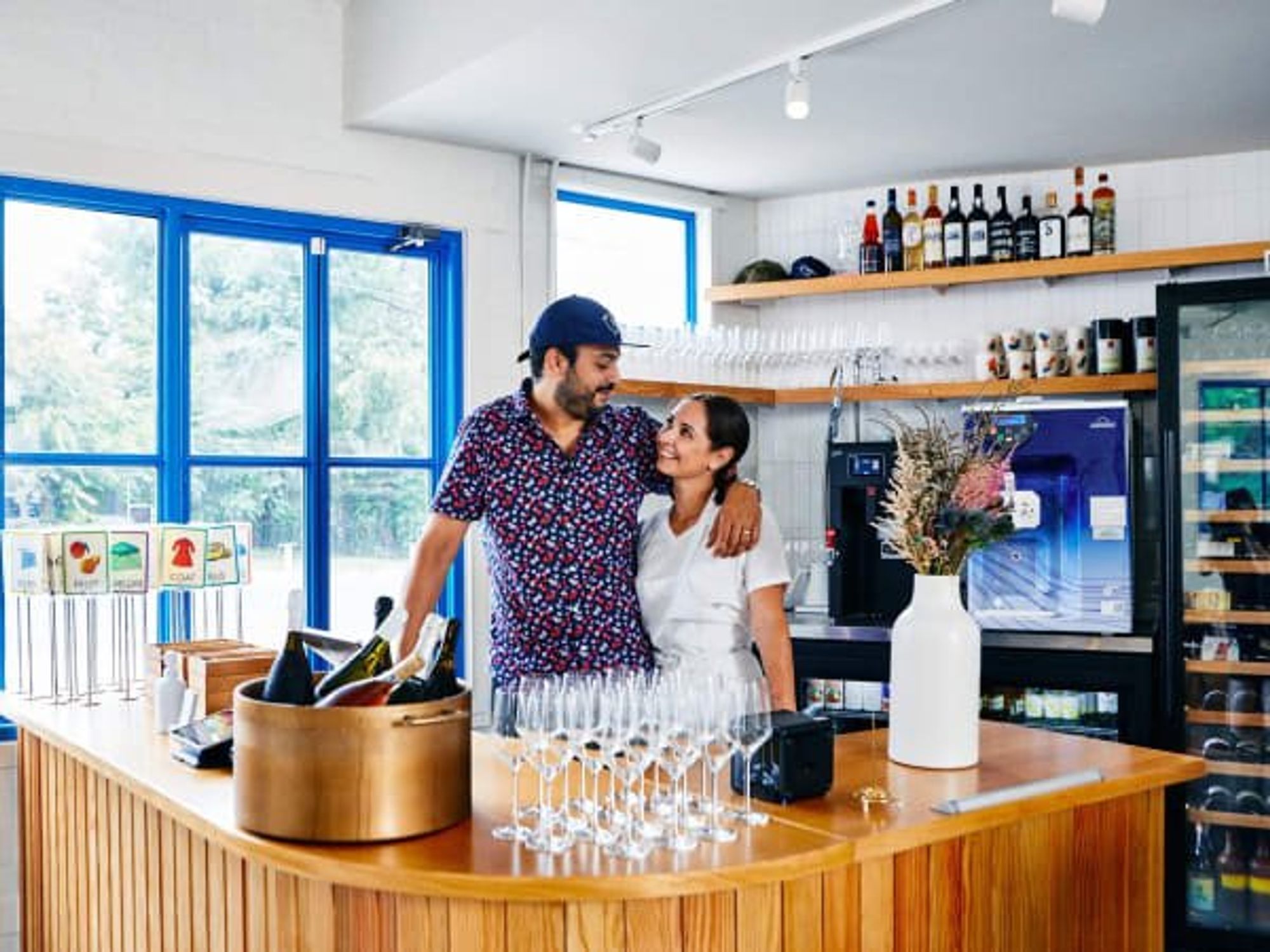 Birdie's Arjav Ezekiel and chef Tracy Malechek-Ezekiel