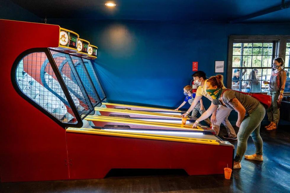 Bishop Cidercade skeeball
