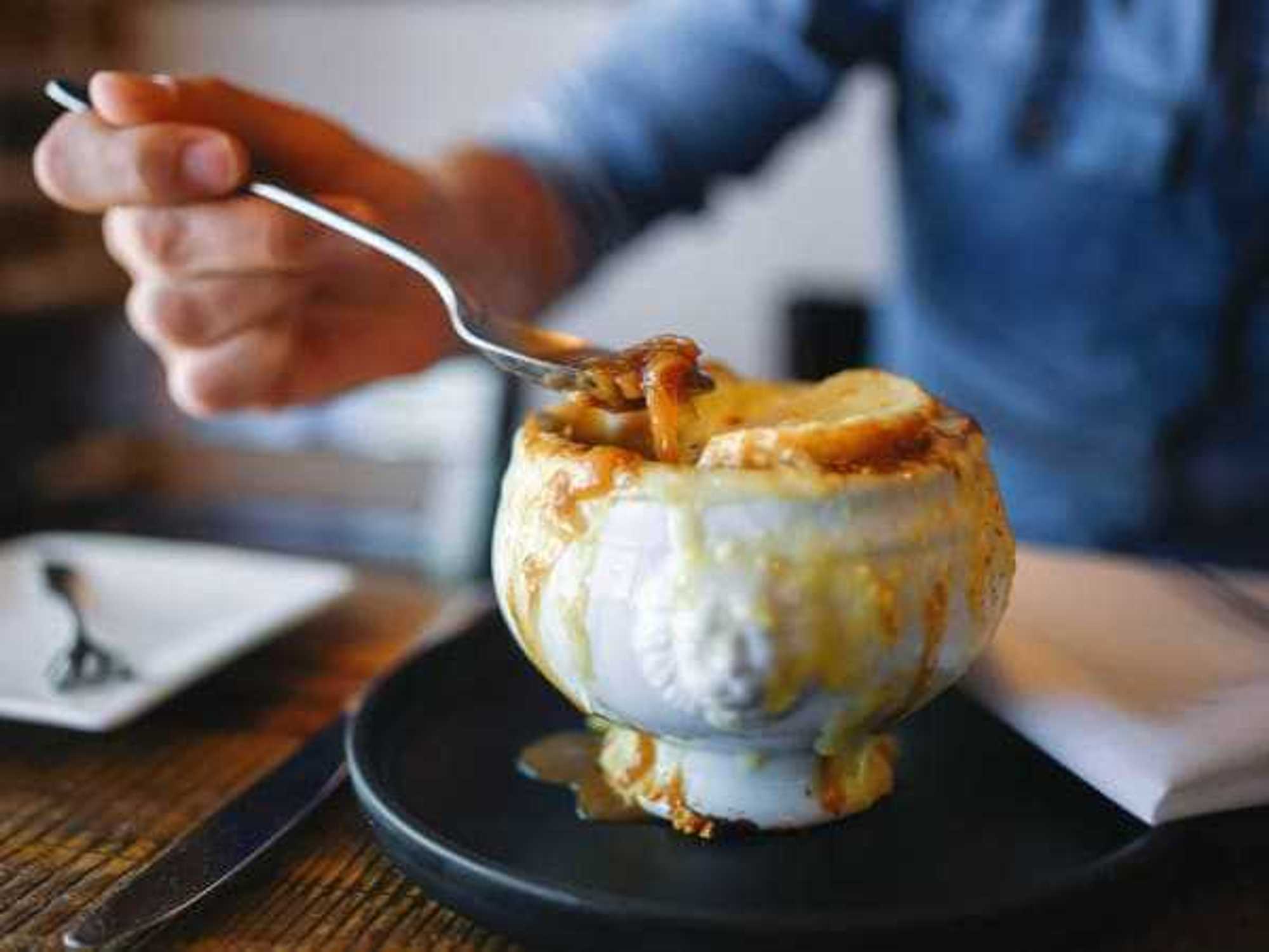 Bistro Mistral French onion soup