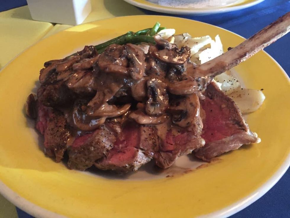 Bistro Provence veal chop