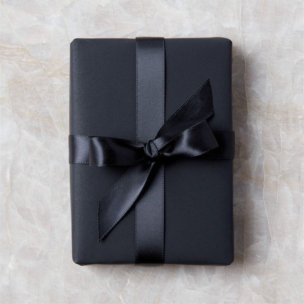 black wrapping paper CB2