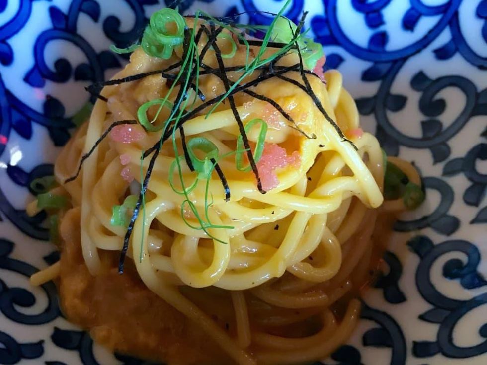 Blackbird Izakaya uni spaghetti