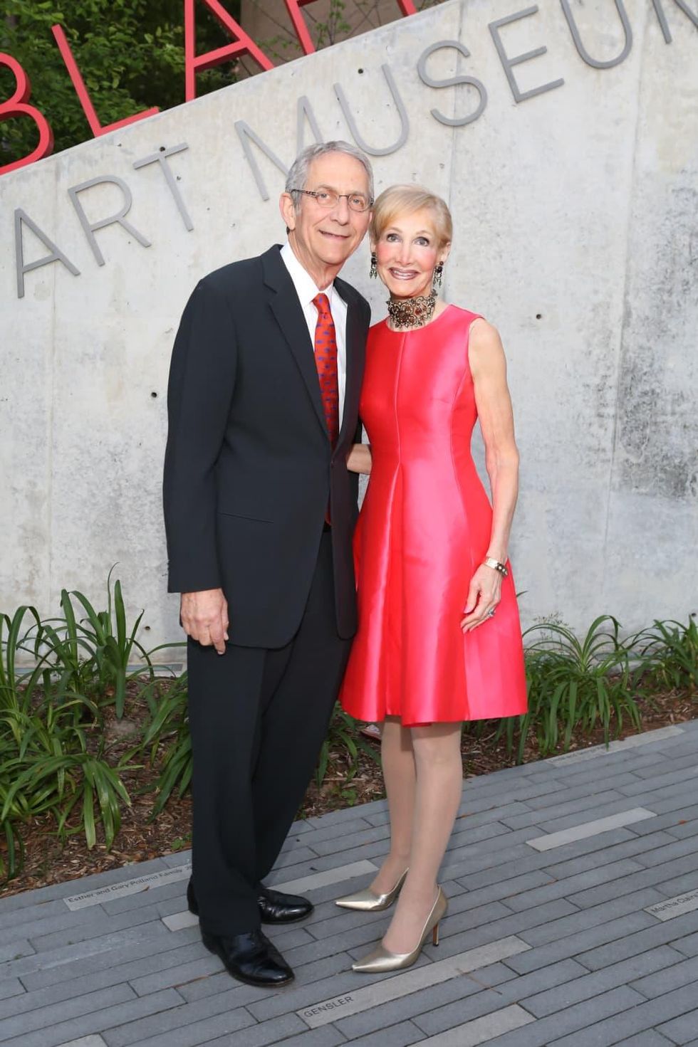 Blaffer Galleria Gala, April 2016, Harry Gendel, Diane Gendel