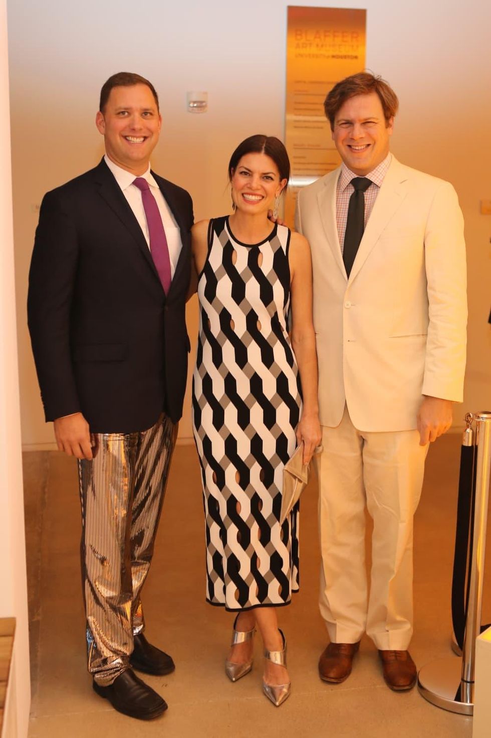Blaffer Galleria Gala, April 2016, Ryan Gordon, Ashley Putnam, Steve Putnam