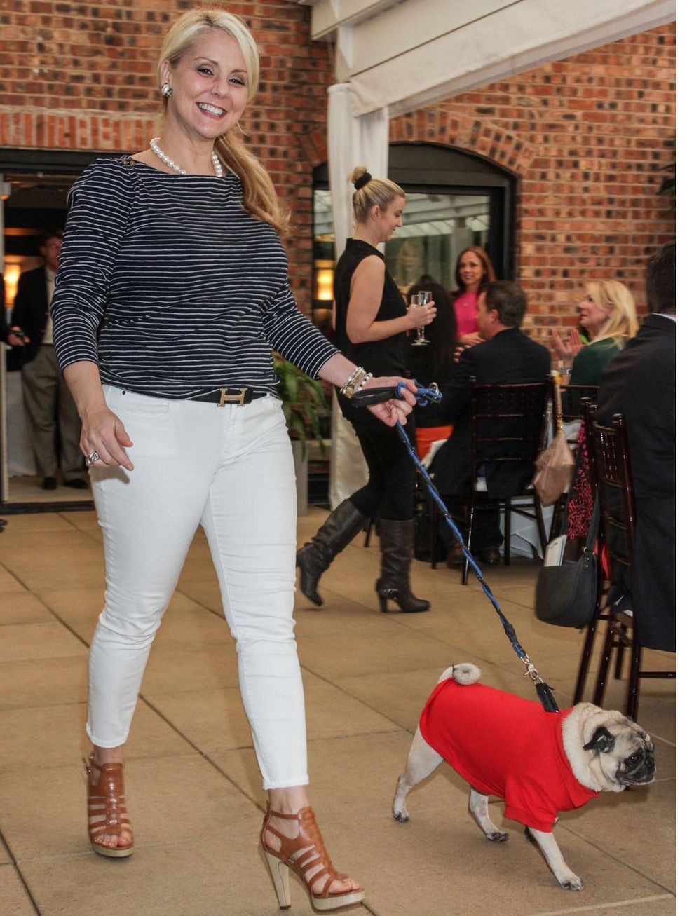 Blake Barber with Milton at the Best Friends Brunch February 2014