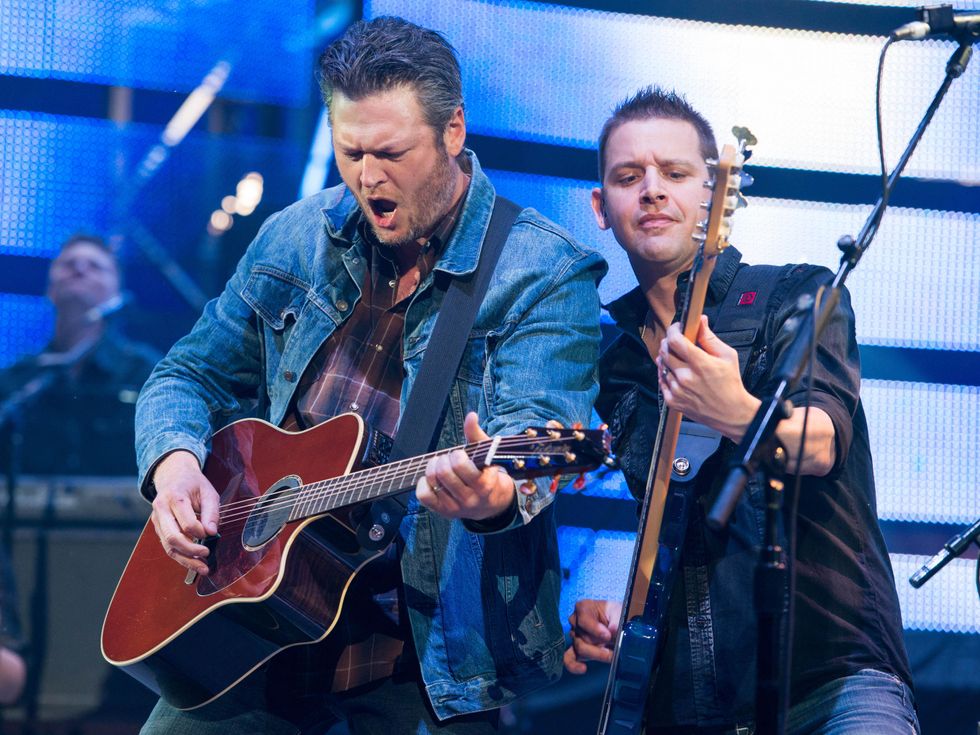Blake Shelton at Houston Rodeo March 2015