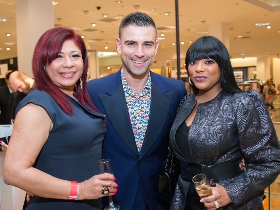 Blanca Sachtouras, Rubin Singer, Earlene Buggs at Dress for Dinner