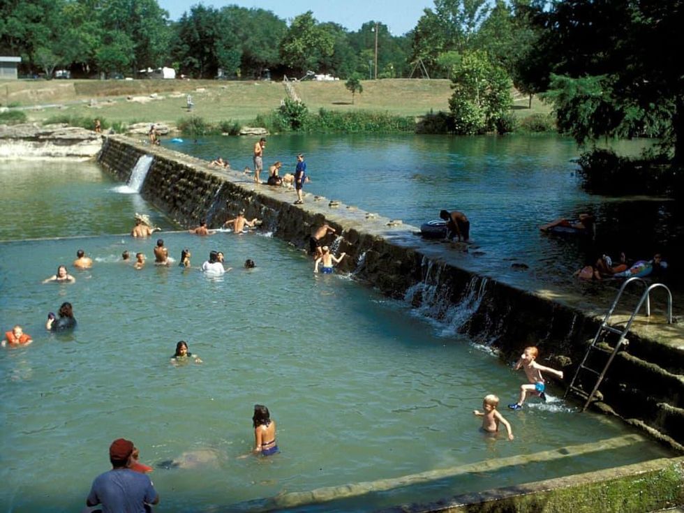 Blanco State Park Blanco River swimming watering hole
