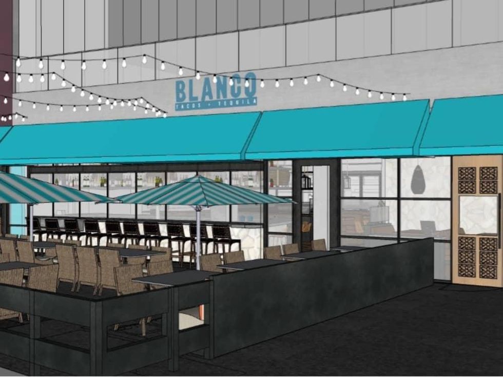 Blanco tacos and tequila Houston Galleria rendering
