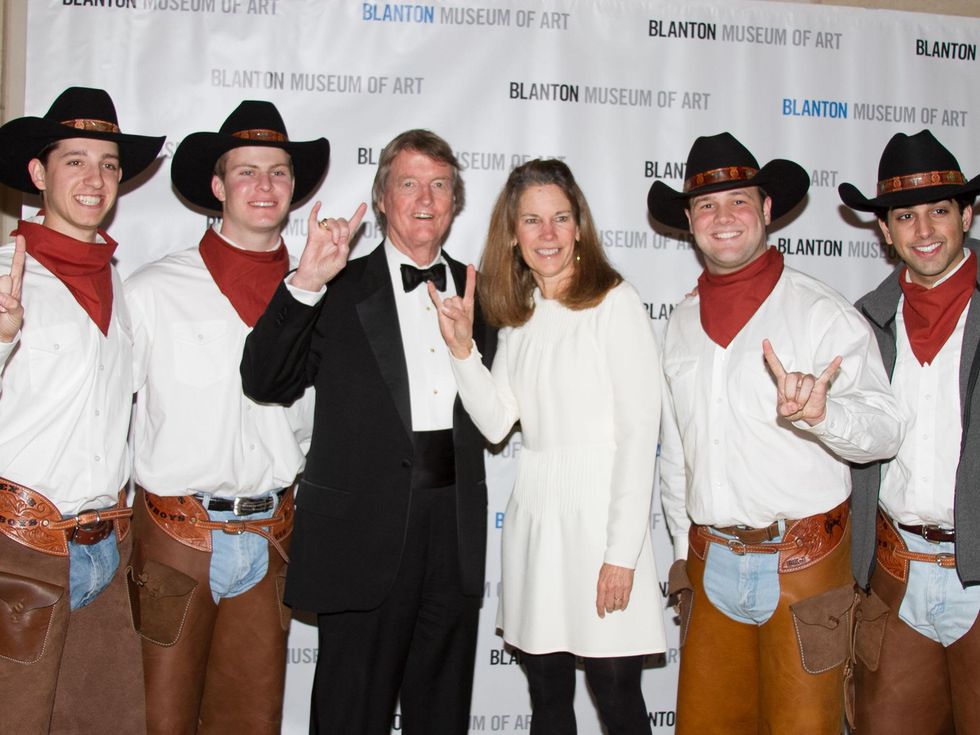 Blanton Art Museum Off The Wall Gala 2015 UT President Bill Powers Kim Heilbrun