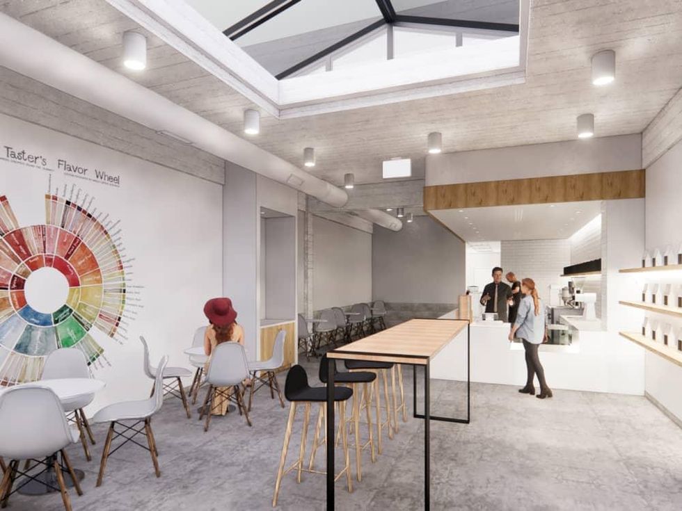 Blendin Coffee Club Montrose rendering