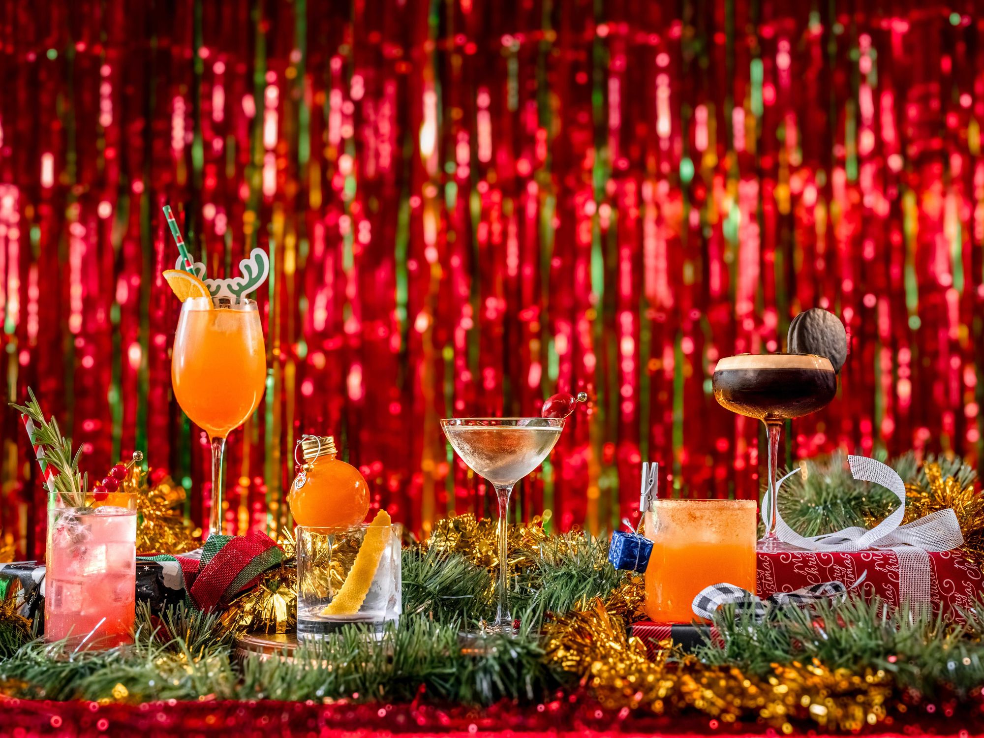 Blitzen's Bar cocktails