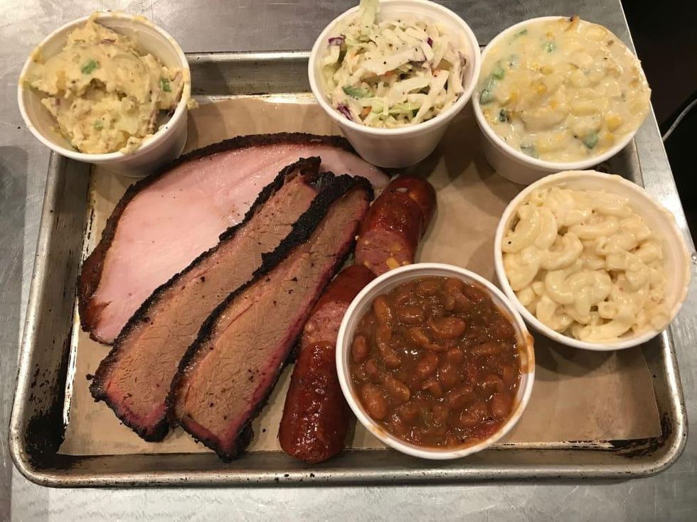 Blood Bros BBQ Bellaire meat tray