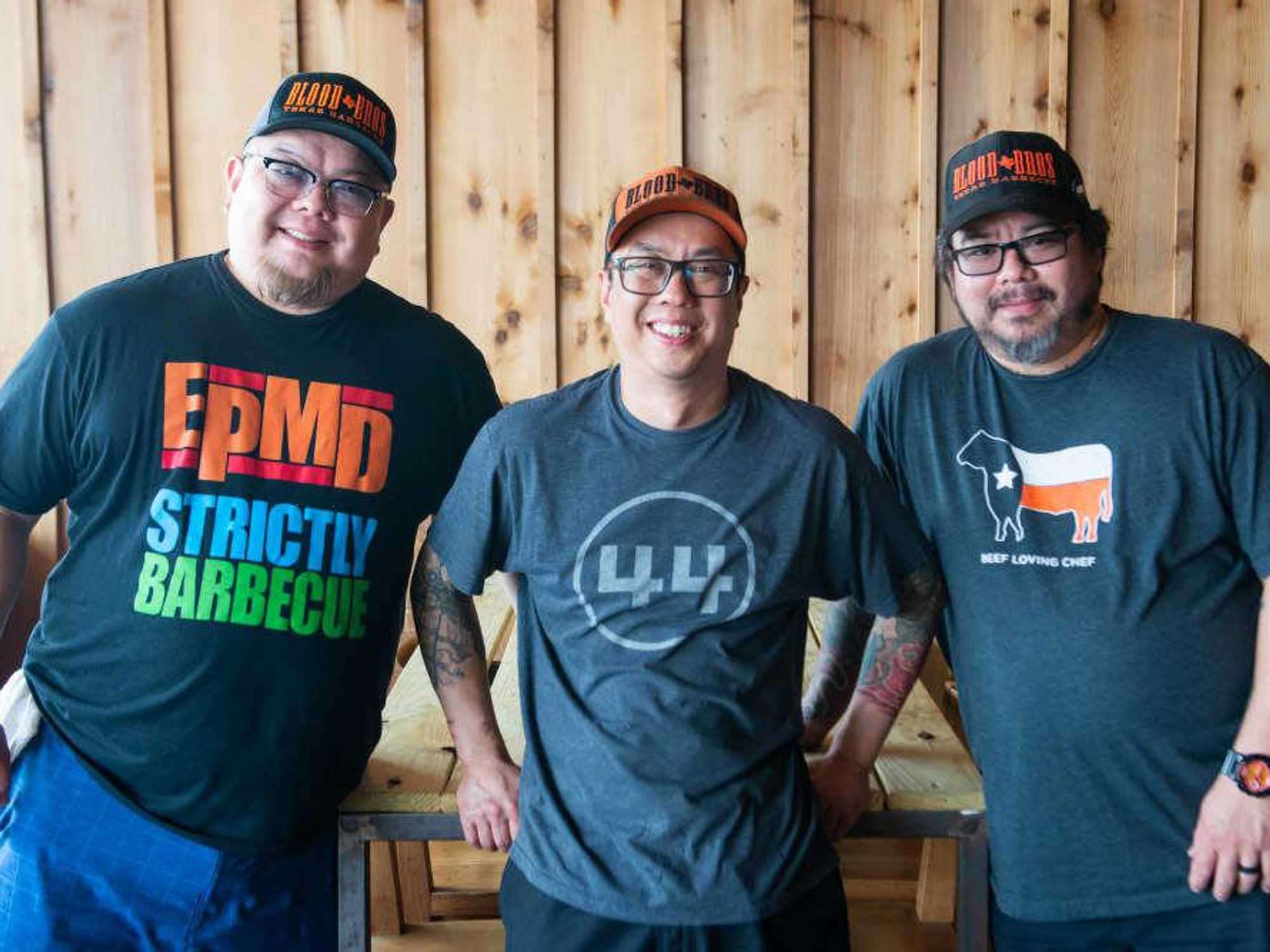 Blood Bros BBQ Terry Wong, Quy Hoang, Robin Wong
