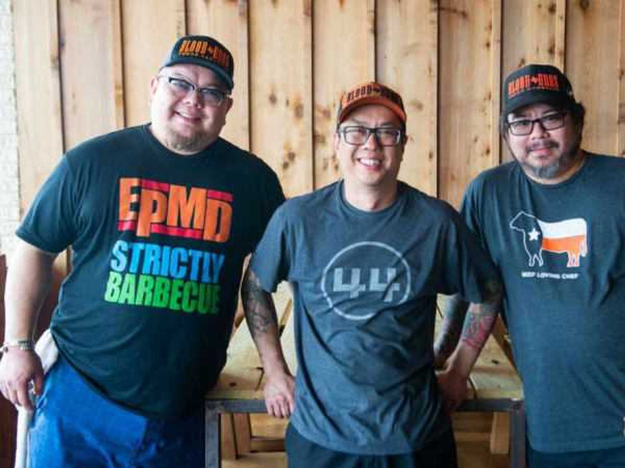 Blood Bros BBQ Terry Wong, Quy Hoang, Robin Wong