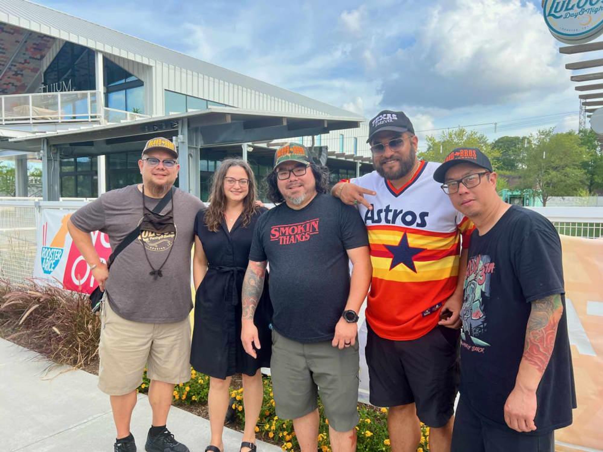 Blood bros. Luloo's all day Terry Wong Alyssa Dole Robin Wong Arash Kharat Quy Hoang