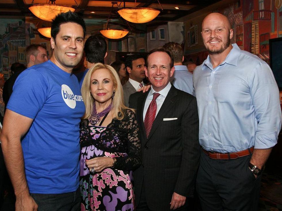 Blue Cure April 2013 Gabe Canales, Carolyn Farb, John Danielson, Chris Myers