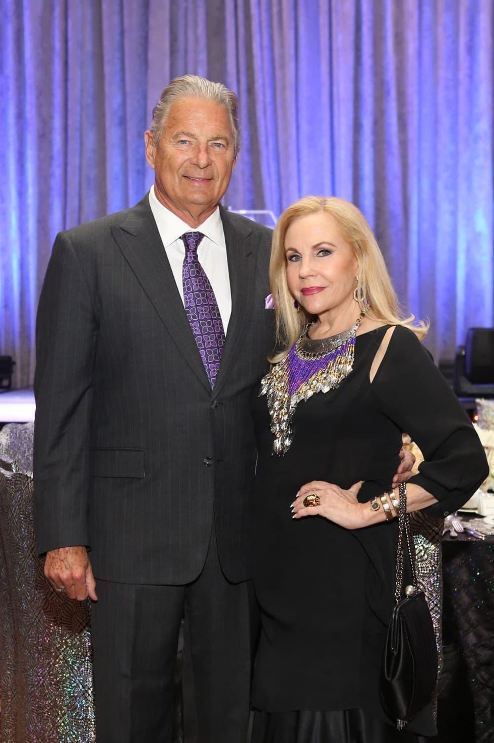 Blue Cure Gala, April 2016, Charles Ward, Carolyn Farb,