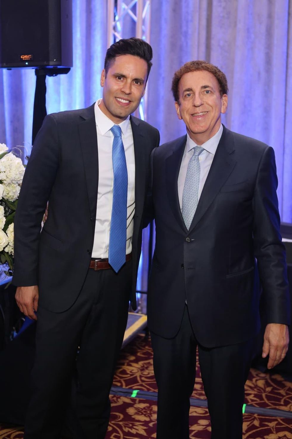 Blue Cure Gala, April 2016, Gabe Canales, Dr. Dean Ornish