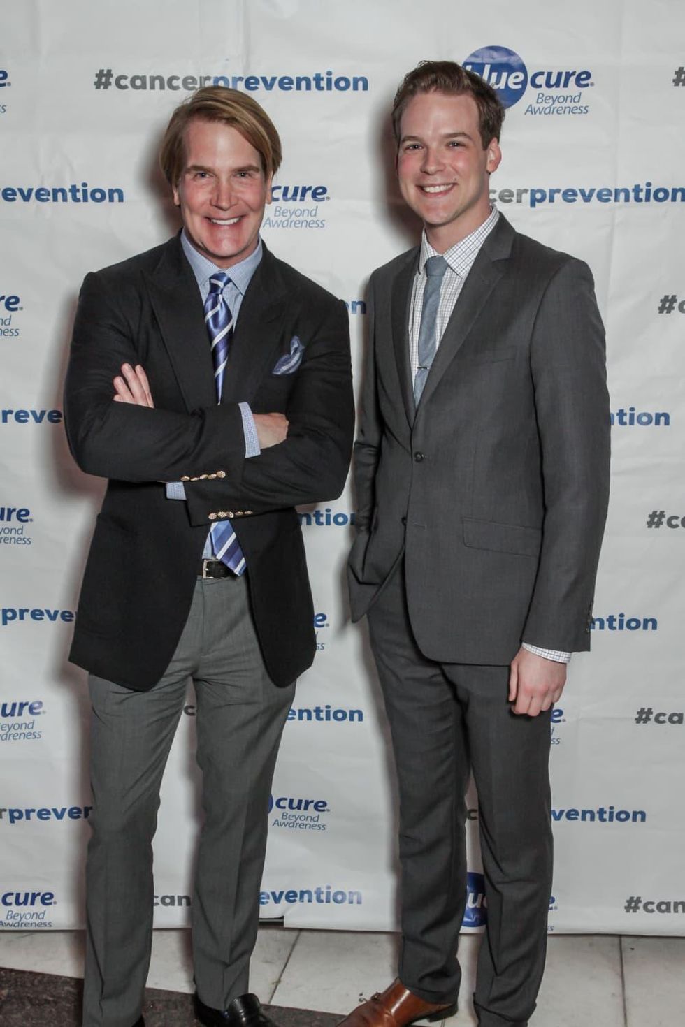Blue Cure Gala, April 2016, George Lancaster, Sam Springer