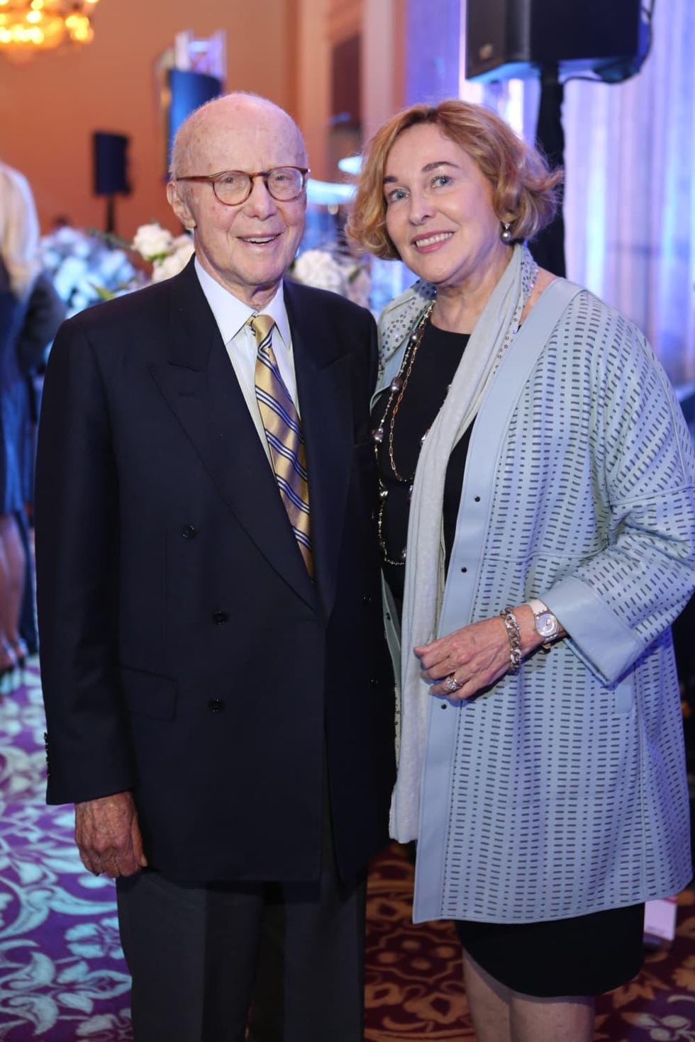 Blue Cure Gala, April 2016, Gerald Hines, Barbara Hines