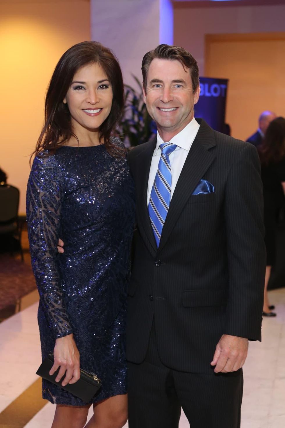 Blue Cure Gala, April 2016, Lisa Foronda, Greg Harper