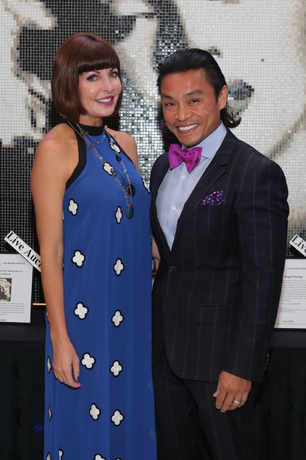 Blue Cure Gala, April 2016, Staci Henderson, Dr. Quang Henderson