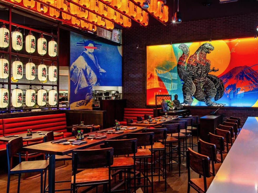 Blue Sushi Sake Grill interior