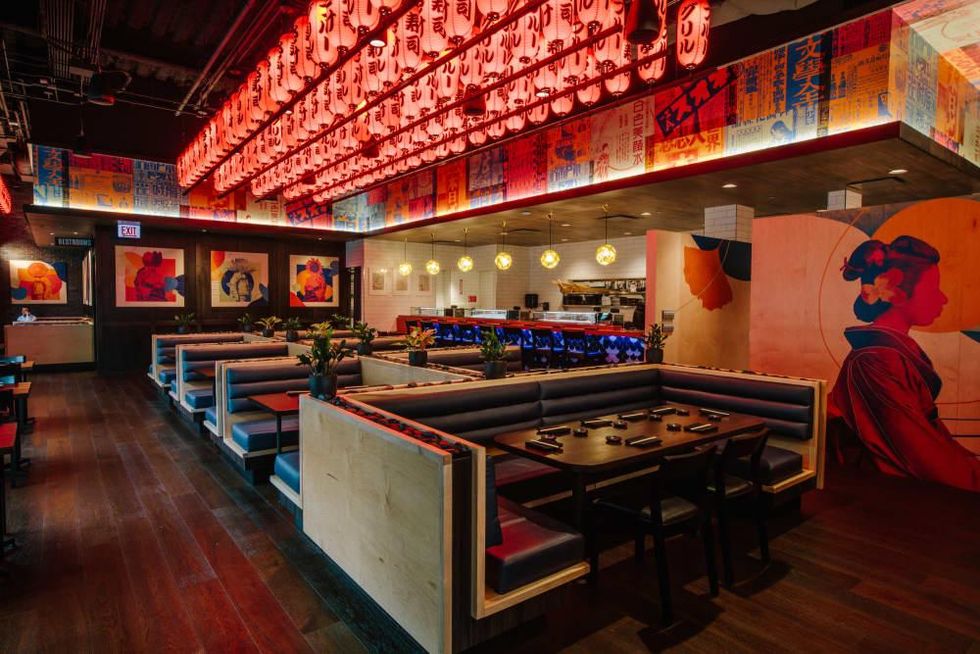 Blue Sushi Sake Grill interior
