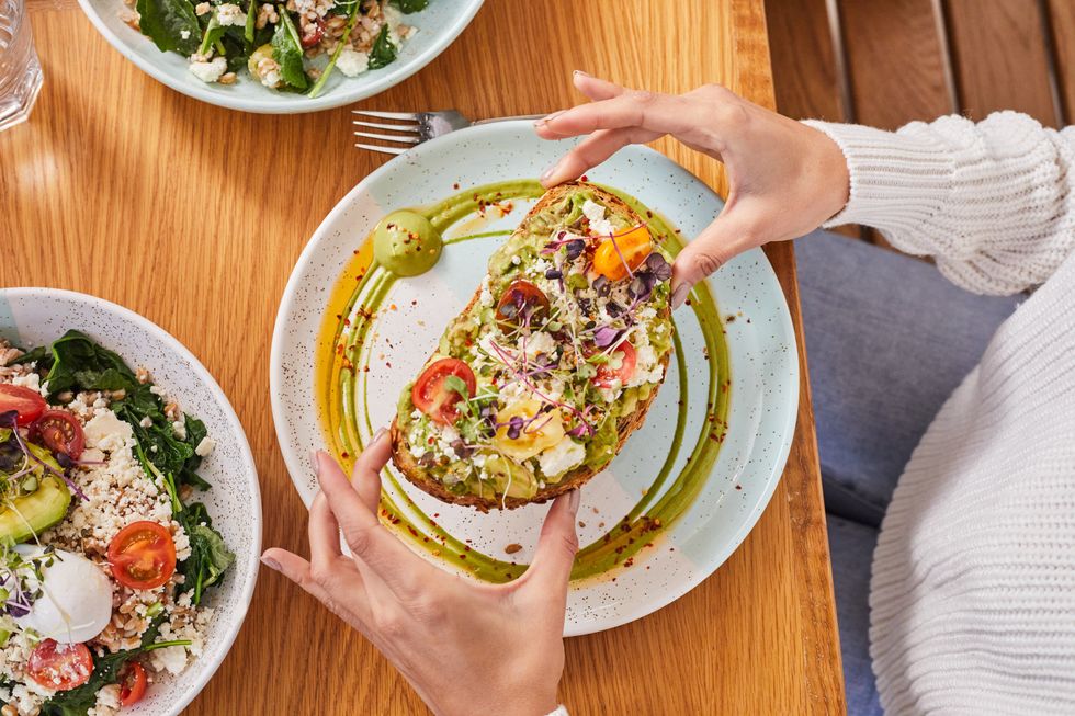 Bluestone Lane Rice Village avocado toast