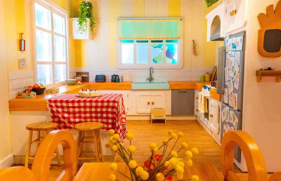 bluey's kitchen at camp in houston