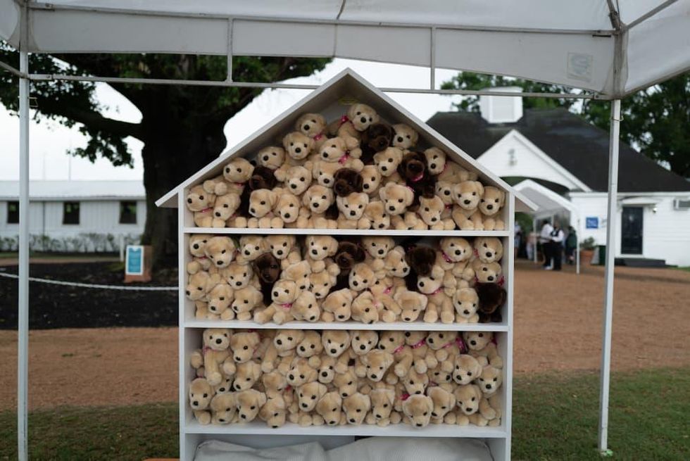 Bo's Place Kentucky Derby 2021 Houston Polo Club puppy wall