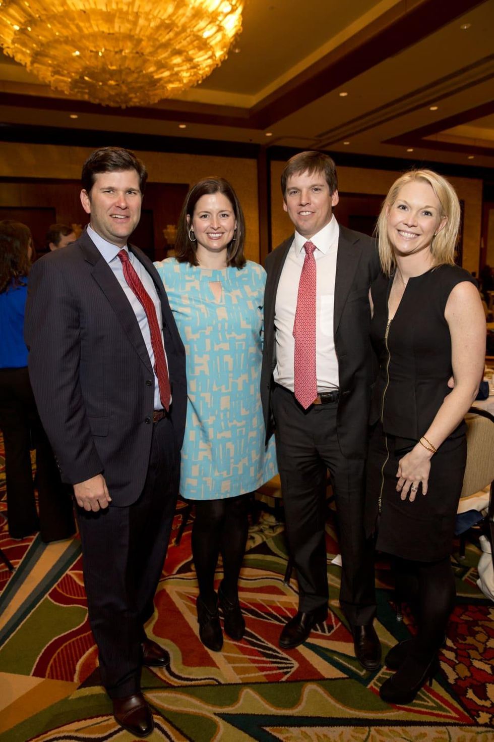 Bo's Place Luncheon, Feb. 2016, Charlie Neuhaus, Susan Neuhaus, John Donovan, Staci Donovan