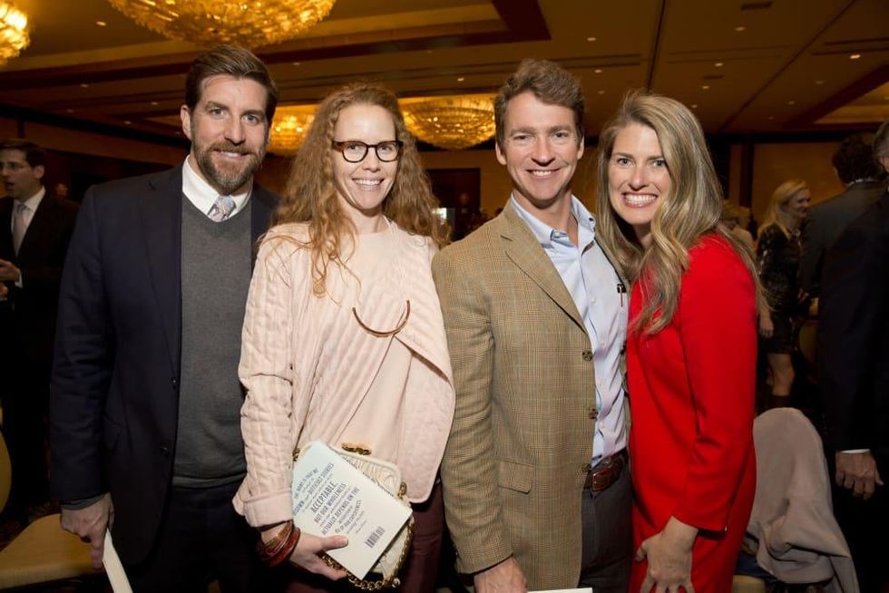 Bo's Place Luncheon, Feb. 2016, Davis Rushing, Katie Rushing, Ryan McCord, Devin McCord
