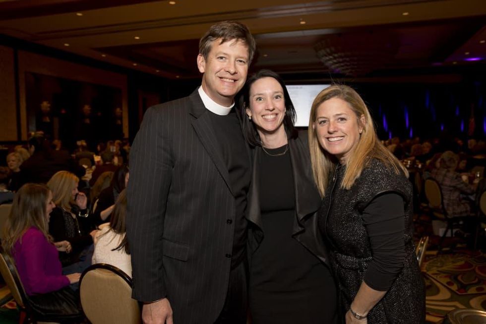 Bo's Place Luncheon, Feb. 2016,Rev. Patrick Miller, Ali Dodson, Julie Price