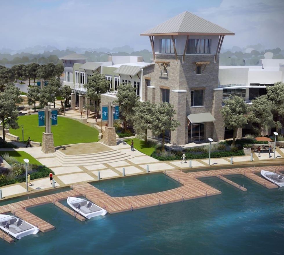 Boardwalk at Towne Lake rendering