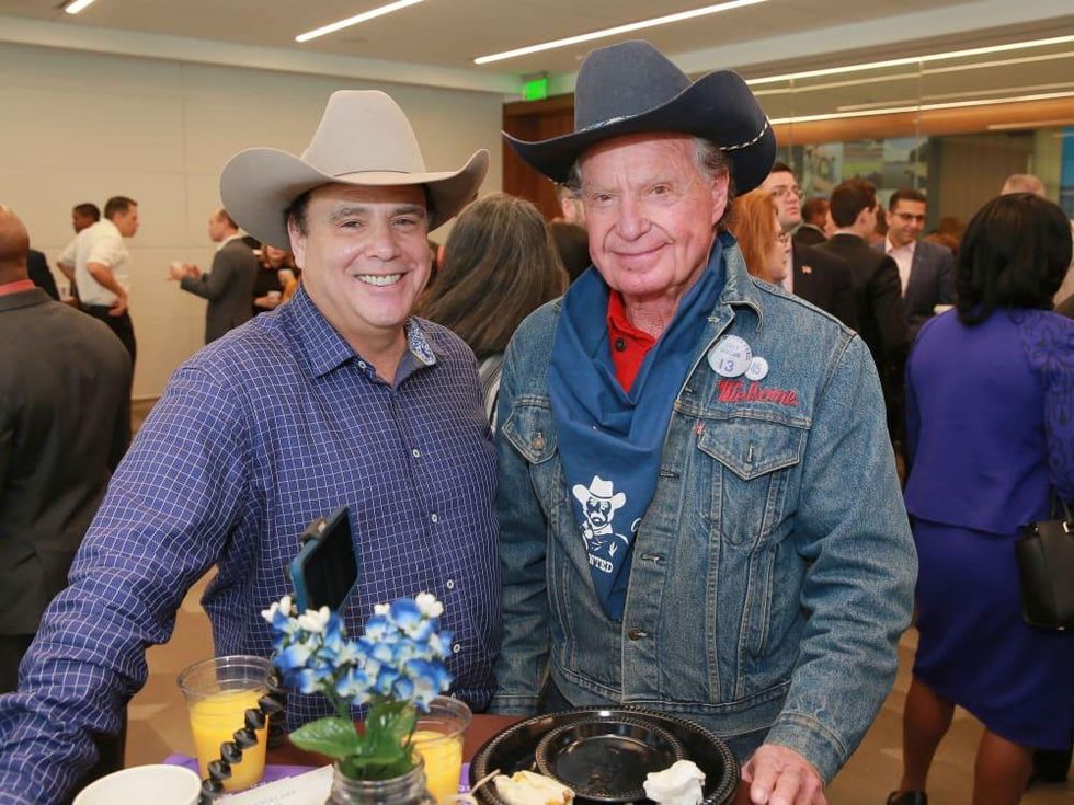 Bob Borochoff, Welcome Wilson at Mayor's Rodeo kickoff breakfast