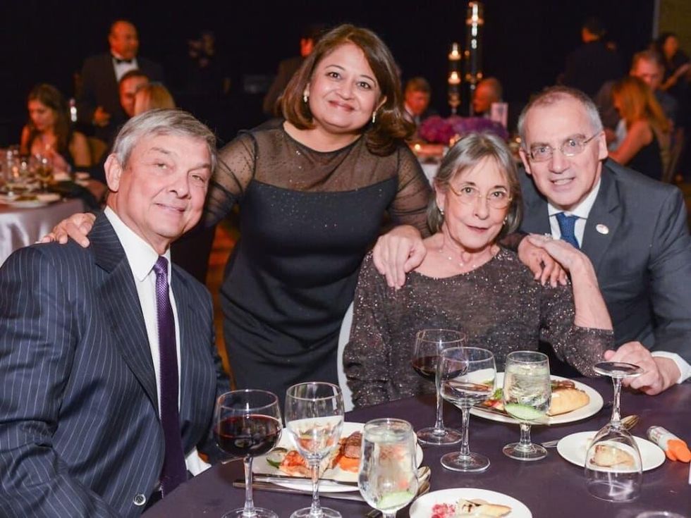 Bob Graham, Dr. Bela Patel, Annie Graham, Giuseppe Colasurdo at UTHealth Constellation Gala