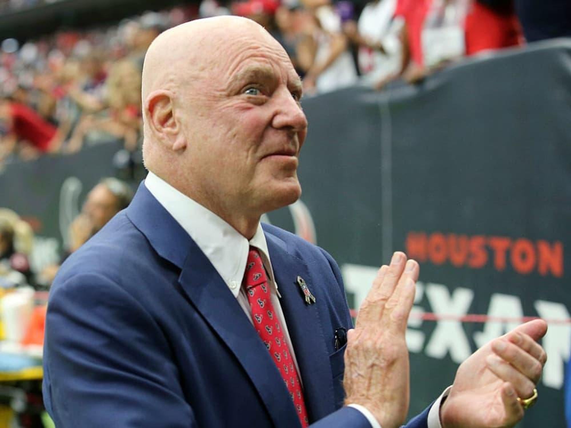 Bob McNair Houston texans clapping