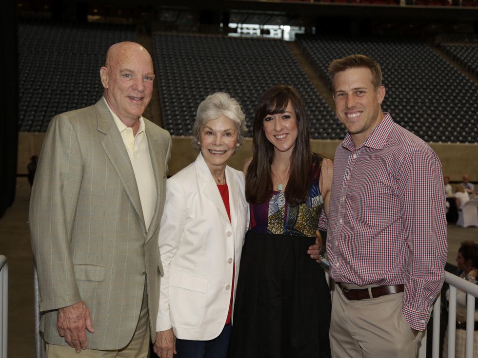 Bob McNair, Janice McNair, Kimberly Keenum, Case Keenum, Impact a Hero Gala