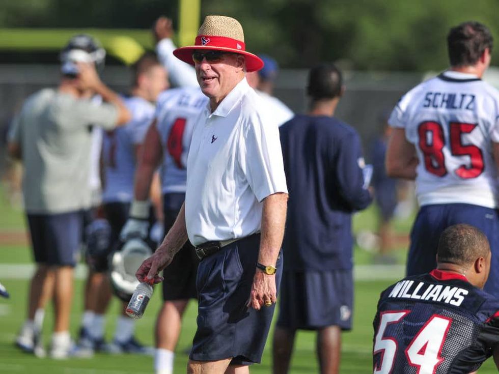 Bob McNair Texans camp