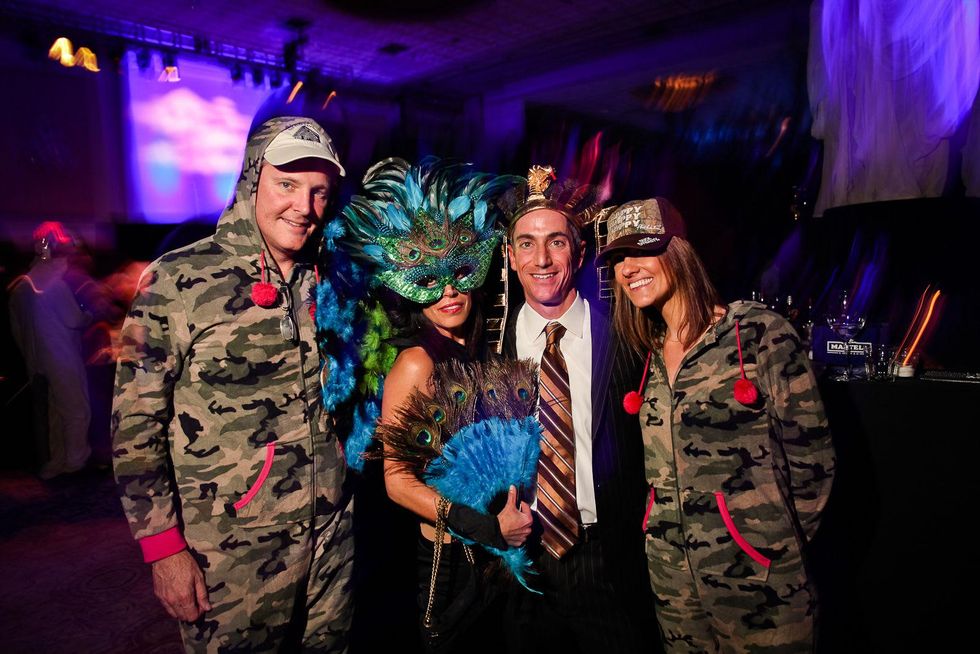 Bob Schultz, from left, Erica and Benjy Levit and Lane Schultz at DREAMSCAPE The Orange Show's 32nd Annual Gala November 2013