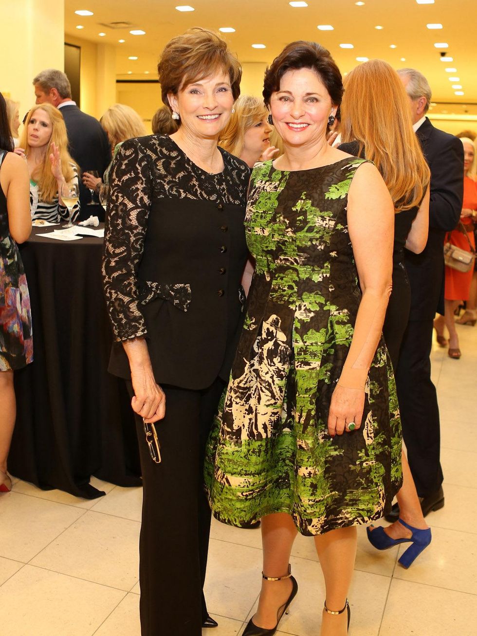 Bobbie Nau, left, and Beth Madison at the Winter Ball kick-off event.