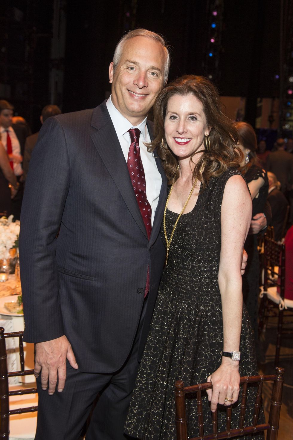 Bobby and Phoebe Tudor at the Houston Ballet Jubilee of Dance Onstage Dinner December 2014