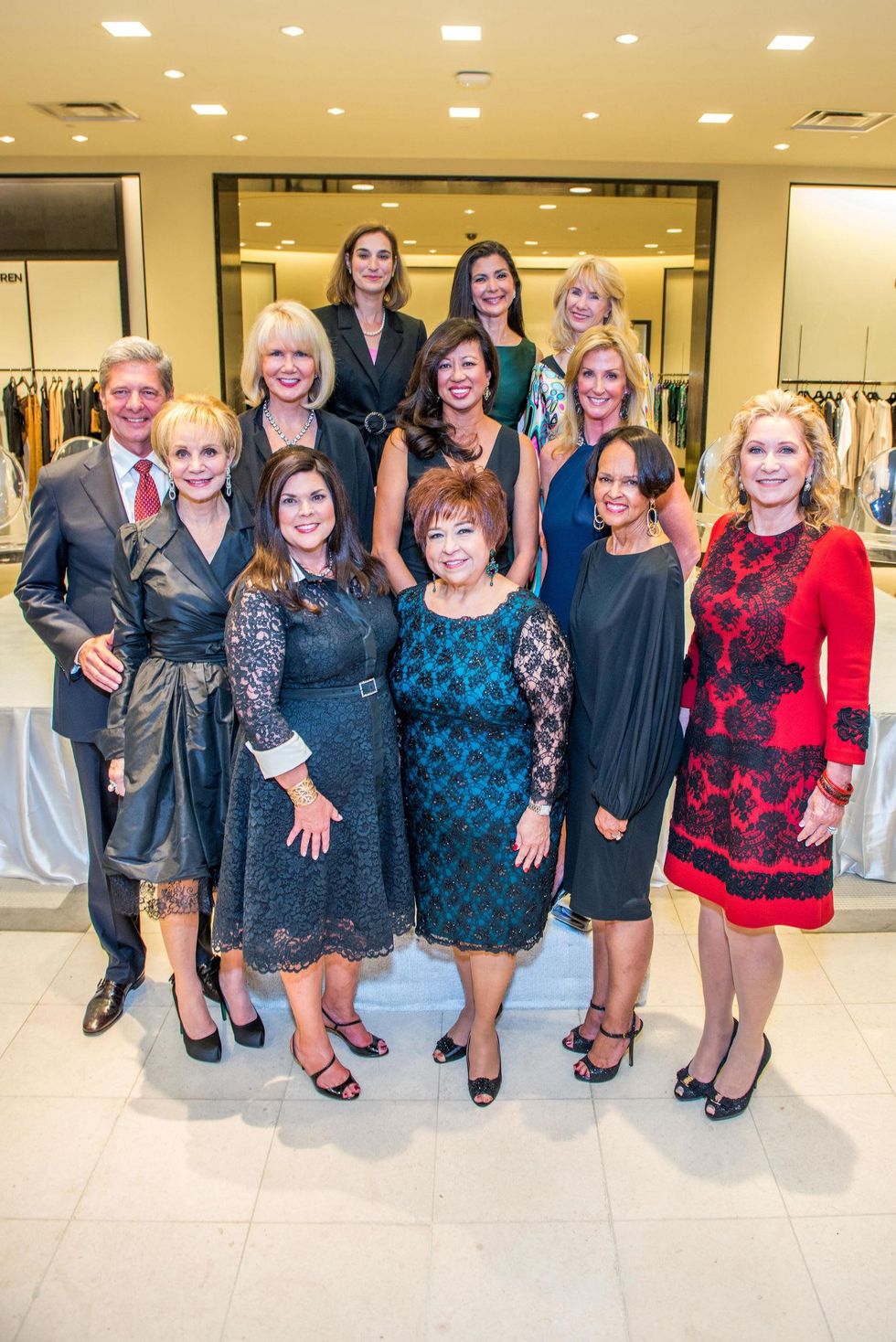 Bobby Dees and Class of 2015 at the Women of Distinction announcement party October 2014