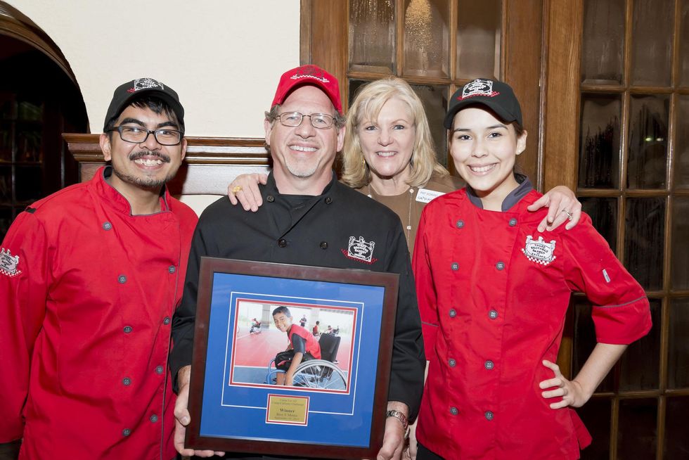 Bobby Jucker and Three Brothers Bakery team with Pat Sorrells at the Camp for All event September 2014