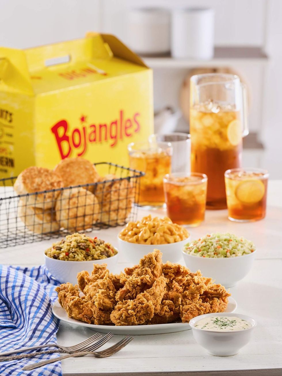 Bojangles food spread