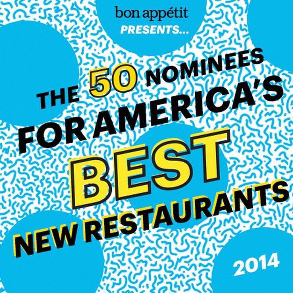 Bon Appetit 50 best new restaurants 2014