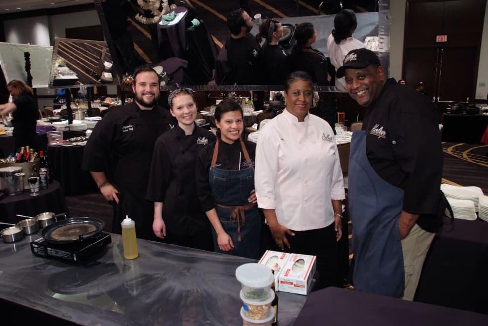 Bon Vivant Chef Dinner, Jan. 2016, Mark Holley and team