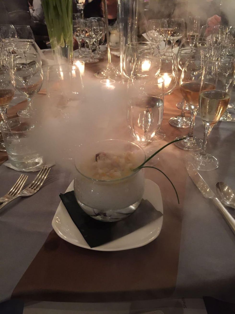 Bon Vivant Chef Dinner, Jan. 2016, Olivier Ciesielski's tropical ceviche